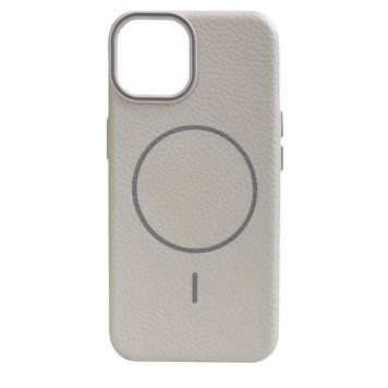 Чехол для iPhone 12/12 Pro : Grain Silicone with MagSafe &ndash; White