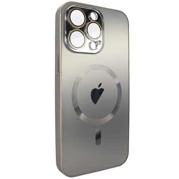 Чохол для iPhone 14 Pro Max - AG Titanium Case with MagSafe із захистом камери Gray