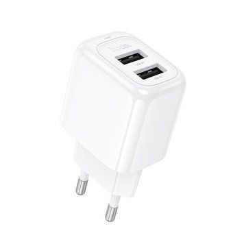 Зарядний пристрій 2,4A (2 USB) Hoco CS51A Surplus (White)