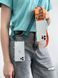Прозрачный чехол для iPhone 15 Pro Max c ремешком Clear Crossbody Orange 2