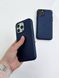 Чехол для iPhone 12 | 12 Pro Leather Case PU with Magsafe Midnight Blue 2