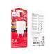 Зарядний пристрій 2,4A (2 USB) Hoco CS51A Surplus (White) 2