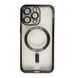 Чохол для iPhone 15 Pro Max Shining with MagSafe із захисними ліназми на камеру Black