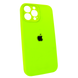 Чохол для iPhone 15 Pro : Silicone Case Full Camera &ndash; Neon Green (№66)