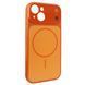 Чехол для iPhone 14 : Nofelet AG Glass Case with MagSafe &ndash; Starry Orange