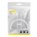 Кабель 100W (USB to Type-C) Baseus Superior Series Fast Charging Moon &ndash; White (1m) 2