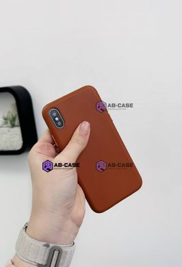 Чохол для iPhone 12 | 12 Pro Leather Case PU with Magsafe Saddle Brown