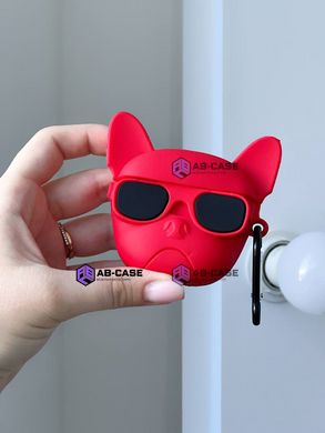 3D Чехол "Dog Red" для наушников AirPods Pro