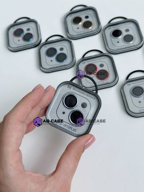Защитные линзы на камеру iPhone 15 Plus Metal Glass Lenses Sierra Blue