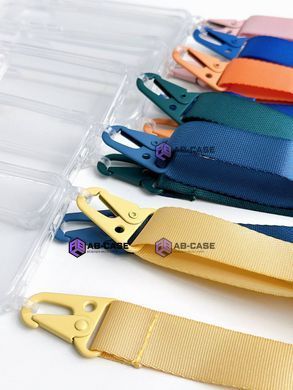 Чохол для iPhone 13 mini : з ремінцем прозорий Crossbody &ndash; Yellow