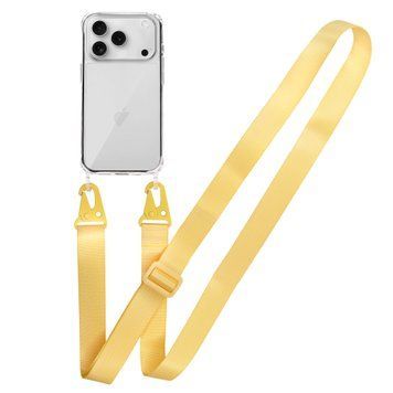 Чохол для iPhone 18 Pro : з ремінцем Clear Crossbody &ndash; Yellow