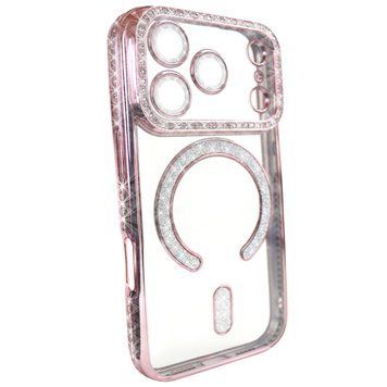 Чохол для iPhone 18 Pro Max | 17 Pro Max : Diamond Shining Case with MagSafe &ndash; Pink