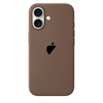 Чехол для iPhone 16 &ndash; Silicone Case Full (№72 Chocolate)