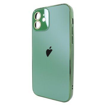 Чехол для iPhone 12 : AG-PC Glass &ndash; Green