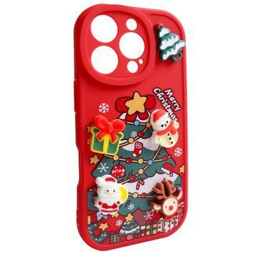 Чехол для iPhone 16 Pro Merry Vibes Case - Red