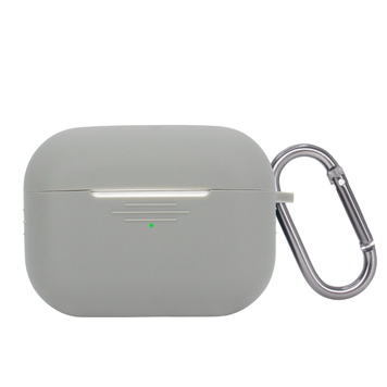 Чохол силіконовий на AirPods Pro 2 з карабіном Charcoal Gray