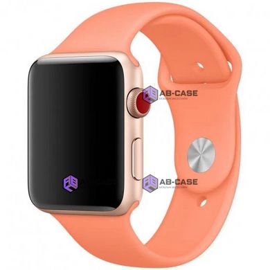Силиконовый ремешок для Apple Watch (38mm, 40mm, 41mm, №42 Peach)
