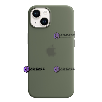 Чехол Silicone Case with Magsafe для iPhone 14 Olive