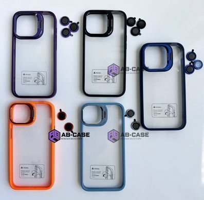 Чохол для iPhone 13 Guard Stand Camera Lens з лінзами та підставкою Deep Purple