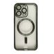 Чохол для iPhone 15 Pro Max Shining with MagSafe із захисними ліназми на камеру Dark Green 1
