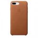 Чохол для iPhone 7 Plus | 8 Plus Leather Case PU Saddle Brown