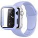 Комплект для Apple Watch 10/11 46mm (Чохол + Силіконовий ремінець) - Purple