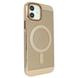 Чохол для iPhone 12 Perforation Case with MagSafe Gold