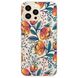 Чохол прозорий Print Flowers на iPhone 13 Pro Max Цветы Summer