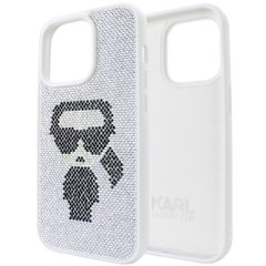 Чехол для iPhone 15 Pro Rock Case Karl Legerfeld - White