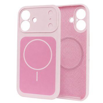 Чохол для iPhone 16 : Dual Tone Silicone MagSafe Case &ndash; Gray Pink