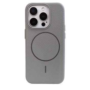 Чохол для iPhone 13 Pro Max : Grain Silicone with MagSafe &ndash; Gray