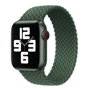 Монобралсет для Apple Watch Solo Loop Nylon (42mm | 44mm | 45mm | 46mm | 49mm, Forest Green, S)