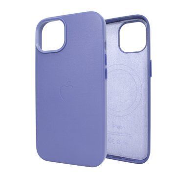 Чохол для iPhone 12 | 12 Pro Leather Case PU with Magsafe Wisteria