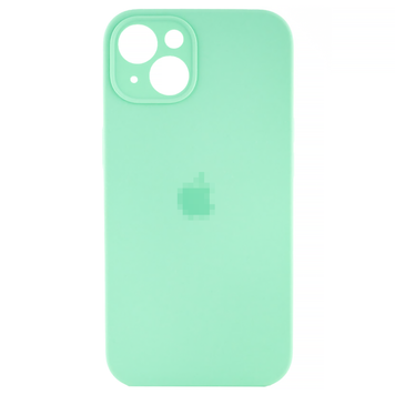 Чохол Silicone Сase для iPhone 15 Plus Full Camera №50 Spearmint
