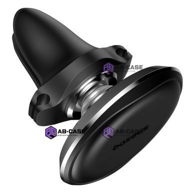 Автотримач Baseus Magnetic Car Mount with Cable Clip Air Vent, Чорний