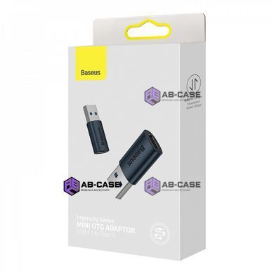 Переходник USB-A на (Type-C) Baseus ZJJQ0001 &mdash; Blue