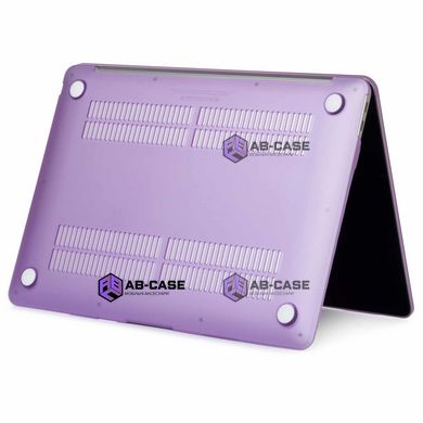 Чохол накладка Matte Hard Shell Case для Macbook New Air 13.3 (A1932,A2179,A2337) Soft Touch Purple