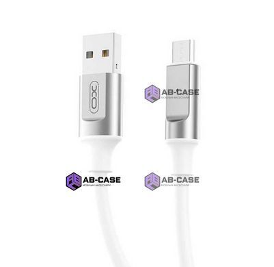 Кабель XO (USB to Type-C) 6A NB251 Liquid Silicone Rubber &ndash; White (1m)