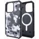 Чехол для iPhone 12 | 12 Pro : UAG with MagSafe камуфляжный (White-Black)