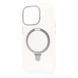 Чохол Matt Guard Magsafe на iPhone 13 Pro Max з підставкою White