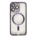Чехол Shining with MagSafe для iPhone 12 Pro с защитными линзами на камеру Purple