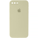 Чохол Silicone Case FULL CAMERA (square side) (на iPhone 7/8 PLUS) (Antique White)