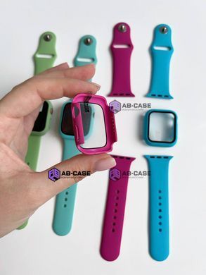 Комплект для Apple Watch 10/11 46mm (Чохол + Силіконовий ремінець) - Midnight Blue