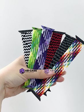 Монобраслет на Apple Watch Braided Solo Loop (Orange, 38mm, 40mm, 41mm, [42mm Series 10/11], S)