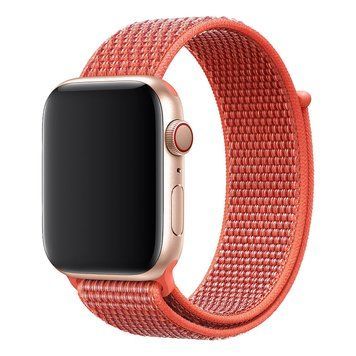 Ремінець для Apple Watch Nylon Loop нейлоновий (42mm, 44mm, 45mm, 46mm, 49mm, Nectarine)