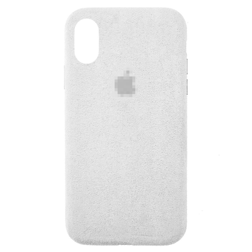 Чохол Alcantara FULL на iPhone (iPhone XR, Stone)