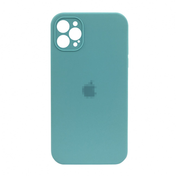 Чохол Silicone Case FULL CAMERA (square side) (на iPhone 12 pro) (Sea Blue)