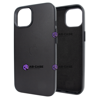 Чохол для iPhone 12 Pro Max Leather Case PU with Magsafe Black