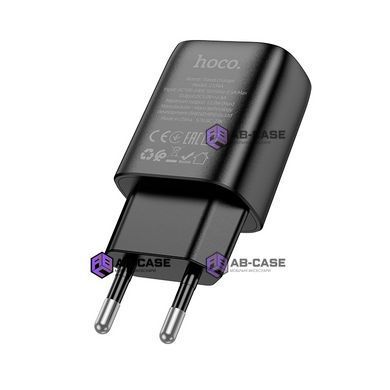 Зарядний пристрій 2,4A (1 USB) Hoco C134A Solid (Black)