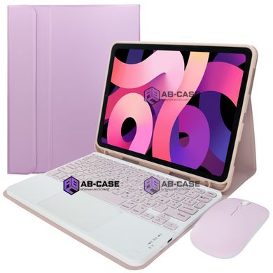 Чохол для iPad 10 (2022-10.9) з клавітатурою, тачпадом та мишкою - Pink